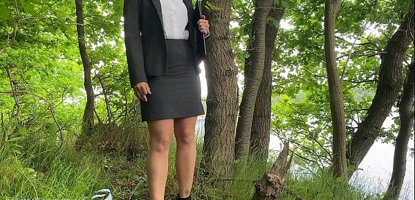  secretary roughly used outdoors in woods